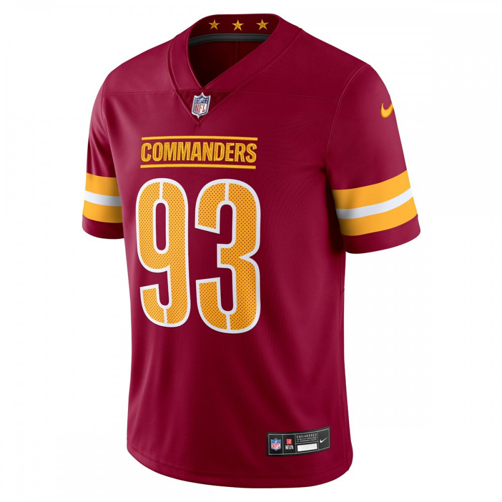 Jonathan Allen Washington Commanders Nike Vapor Untouchable Limited Jersey - Burgundy-GridironStore